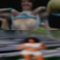 Group nude girls forest